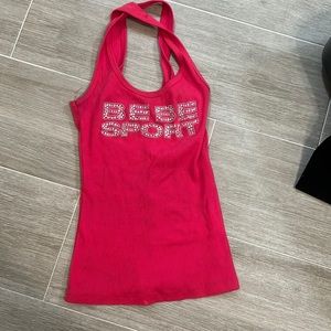 Y2k cross neck bebe sport